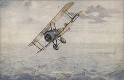 Sopwith Camel Biplane Postcard