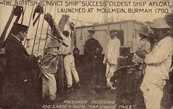 The British Convict Ship "Success" Postcard