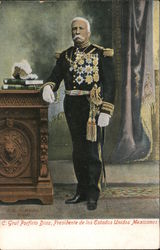 Porfirio Diaz, President of the United Mexican States Postcard