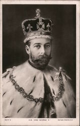 H.M. King George V. Postcard