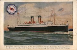 Steamship "Great Northern" Postcard