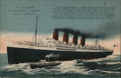 Steamer "France" Postcard