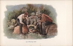 Panning Gold Postcard
