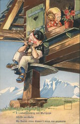 My Swiss Miss Doesn't Miss Me Anymore. Children Postcard Postcard Postcard