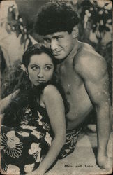 Mala and Lotus Long - Movie "Last of the Pagans" Postcard