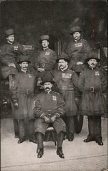 Tower of London - Yeomen Warders in Dress Uniform Postcard