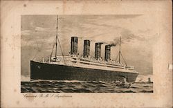 Cunard R.M.S. Aquitania Postcard