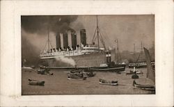 Cunard R.M.S. "Mauretania" Postcard