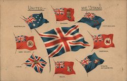 The Empire's Flags: United We Stand Postcard