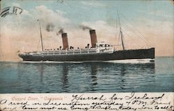 Cunard Liner, "Campania" Postcard