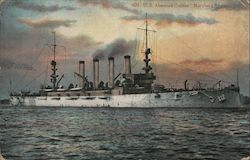 9531 U.S. Armored Cruiser "Maryland" (ACR-8) Postcard