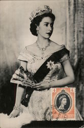 Her Majesty Queen Elizabeth II Royalty Postcard Postcard Postcard