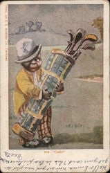 Black boy caddy Black Americana Postcard Postcard Postcard