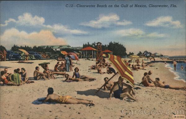Clearwater Beach on the Gulf of Mexico Florida