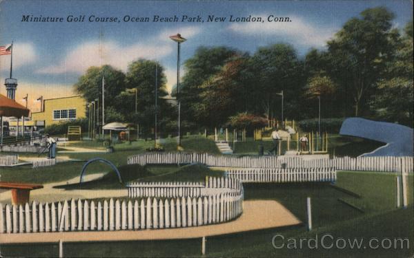 Miniature Golf Course, Ocean Beach Park New London Connecticut