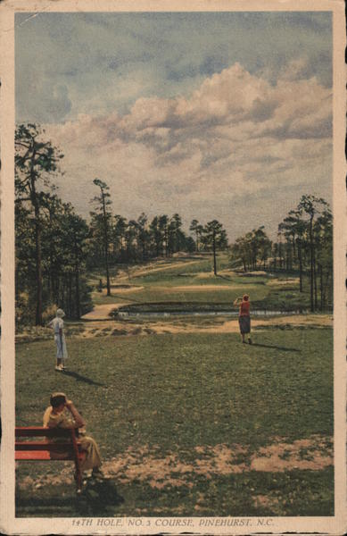 14th Hole, No. 3 Course Pinehurst North Carolina