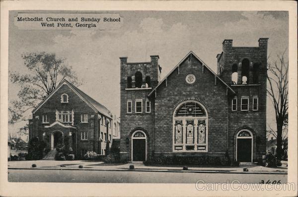 Methodist Church and Sunday School West Point Georgia