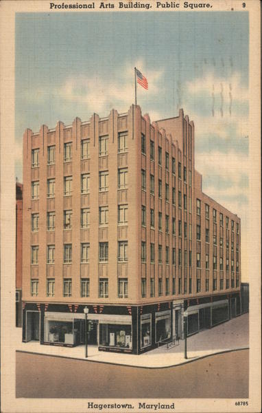 Professional Arts Building, Public Square Hagerstown Maryland