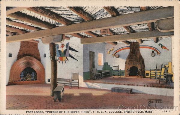 Post Lodge Pueblo of The Seven Fires, Y.M.C.A. College Springfield Massachusetts