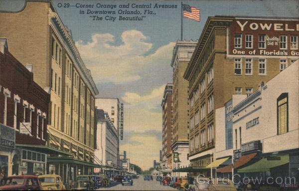 Corner Orange and Central Avenues Orlando Florida