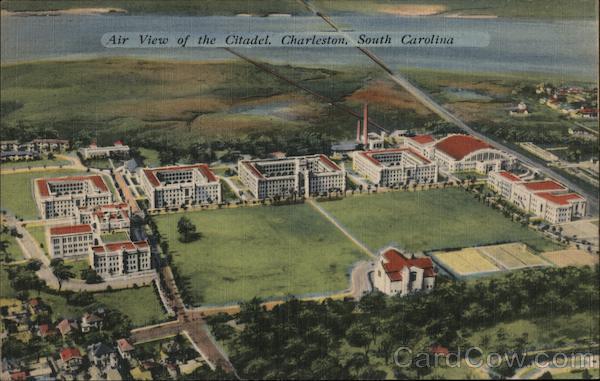 Air View of The Citadel Charleston South Carolina