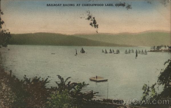 Sailboat Racing, Candlewood Lake New Fairfield Connecticut