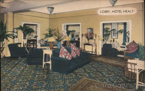 Lobby, Hotel Healy Atlantic City New Jersey