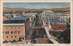 Virginia Street Looking North Postcard