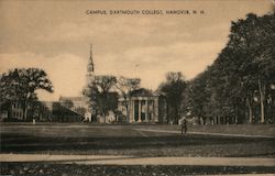 Campus, Dartmouth College Postcard