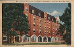 Sophronia Strong Hall and Cafeteria, University of Tennessee Knoxville, TN Postcard Postcard Postcard