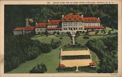 Grove Park Inn as Seen from Airplane Postcard