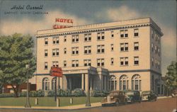 Hotel Carroll Gaffney, SC Postcard Postcard Postcard