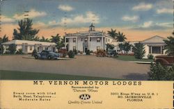 Mt. Vernon Motor Lodges Postcard