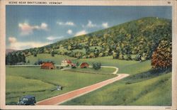 Scene Near Brattleboro Postcard