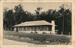 Golf Club Postcard