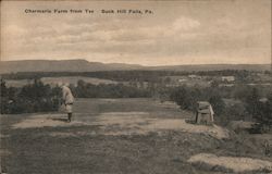 Charmarie Farm from Tee Buck Hill Falls, PA Postcard Postcard Postcard