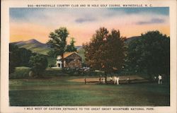 Country Club and 18 Hole Golf Course Postcard