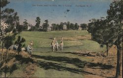 The Green and 5th Hole, No. 2 Course Pinehurst, NC Postcard Postcard Postcard