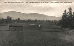 Lake Sunapee Country Club, 16th Fairway and Mt. Kearsarge New London, NH Postcard Postcard Postcard