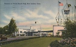 Entrance to Ocean Beach Park Postcard