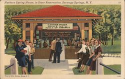 Hathorn Spring House, in State Reservation Postcard