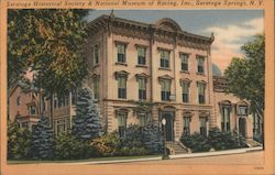 Saratoga Historical Society & National Museum of Racing, Inc. Postcard