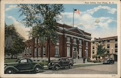 Post Office Fort Plain, NY Postcard Postcard Postcard