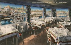 Marine View Dining Room, Vista Del Mar Restaurant San Francisco, CA Postcard Postcard Postcard