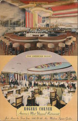 Rogers Corner Restaurant Postcard