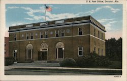 U.S. Post Office Decatur, AL Postcard Postcard Postcard