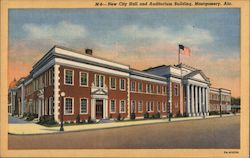 New City Hall and Auditorium Building Postcard