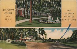 Rio Vista Court Folkston, GA Postcard Postcard Postcard