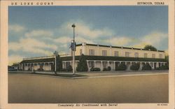 De Luxe Court Postcard
