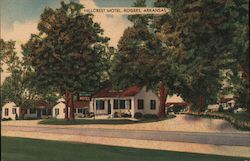 Hillcrest Motel Rogers, AR Postcard Postcard Postcard